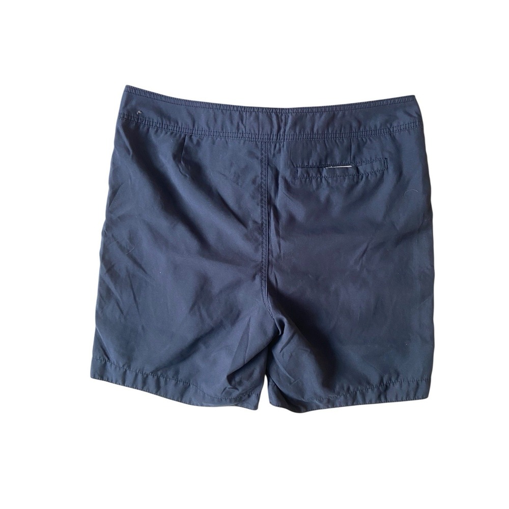 Abercrombie & Fitch Mens Y2K Swim Trunks Size XL Blue Lined Moose Logo Preppy - Picture 5 of 11
